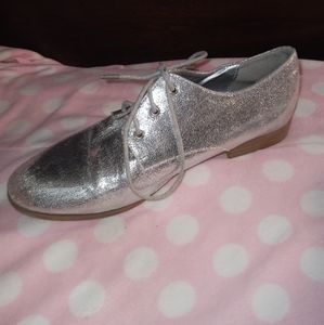 Just Fab Silver Shoes